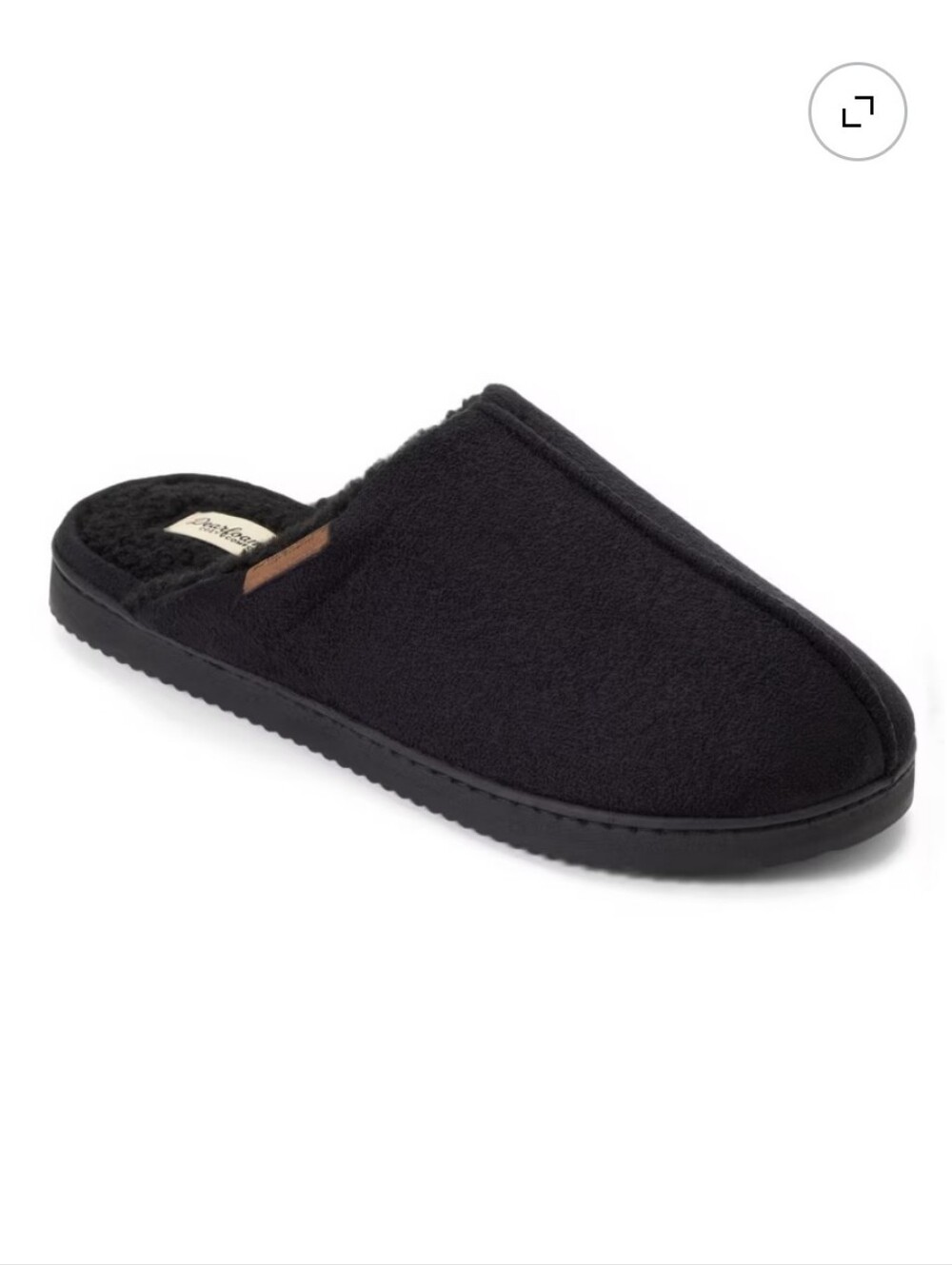 Dearfoams Cozy Comfort Men's Jeremiah Scuff Slippers 9-10